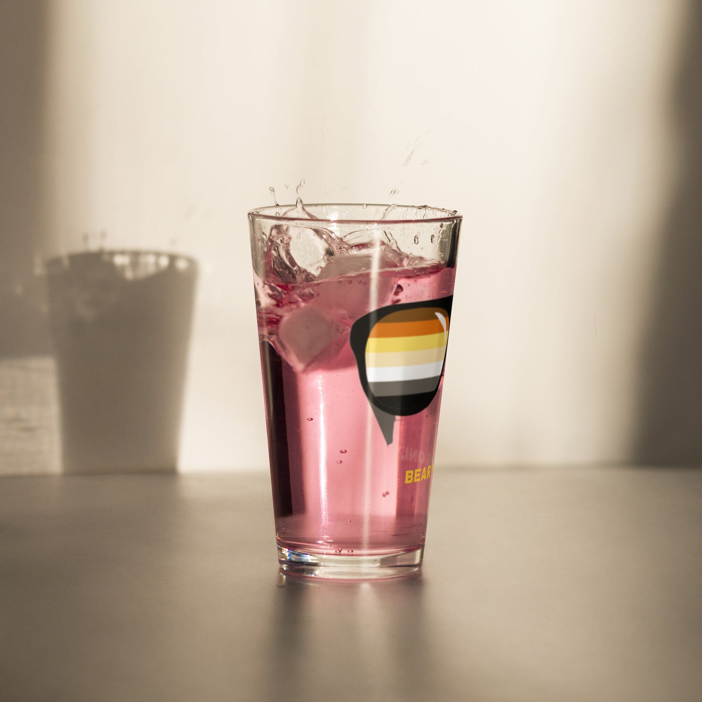 Bear Stunnas "Bear Paws Only" Shaker pint glass - CTDSF