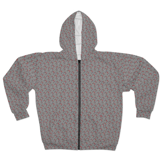 CTDSF Flying Fangs Zip Hoodie Sweatshirt - CTDSF