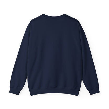 Glitch Fractal Psychedelic Face Crewneck Sweatshirt | chromatic aberration