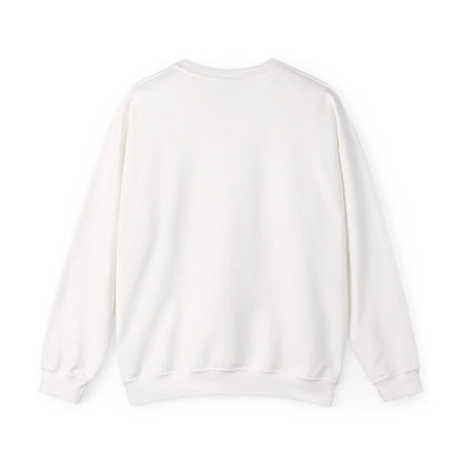 Glitch Fractal Psychedelic Face Crewneck Sweatshirt | chromatic aberration