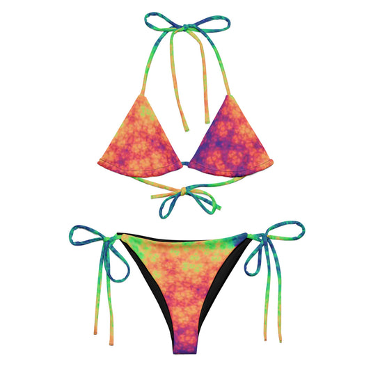 All - over print recycled string bikini - CTDSF