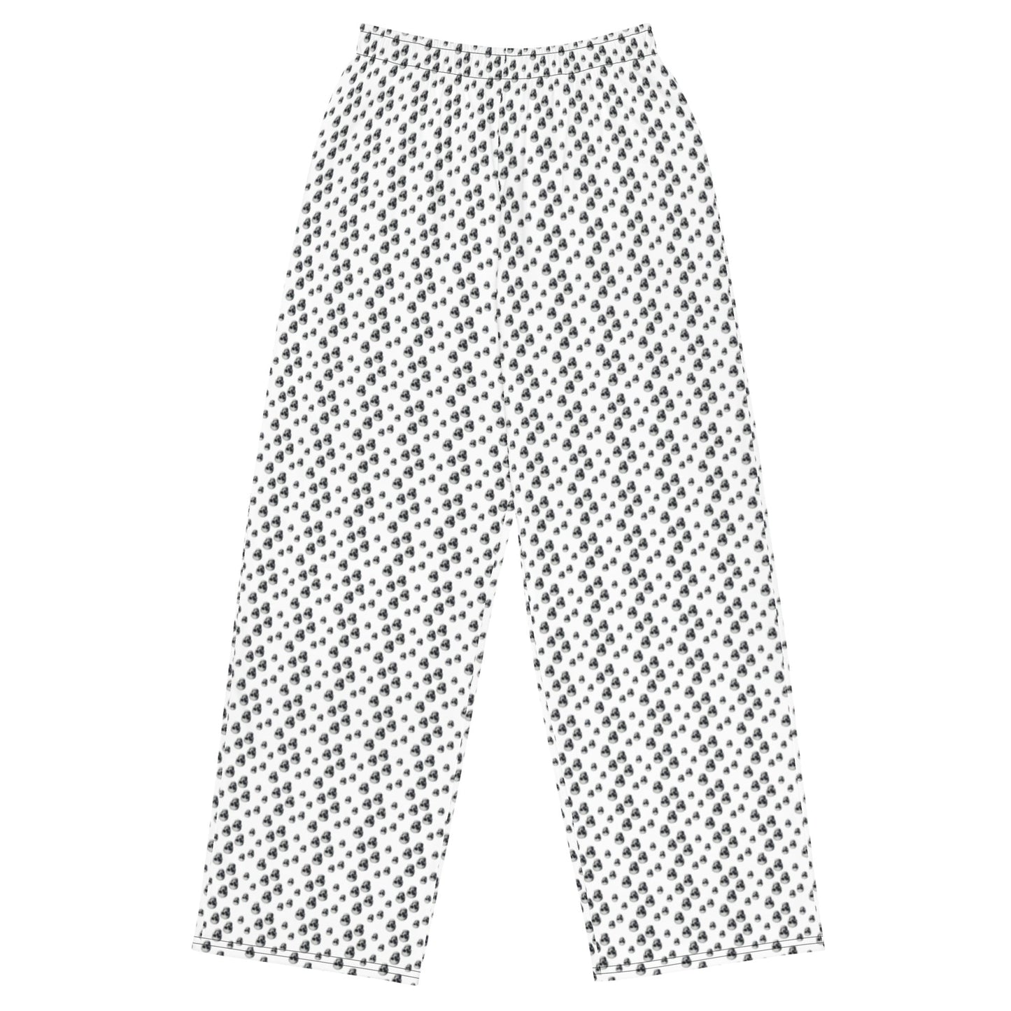All - over print unisex wide - leg pants - CTDSF