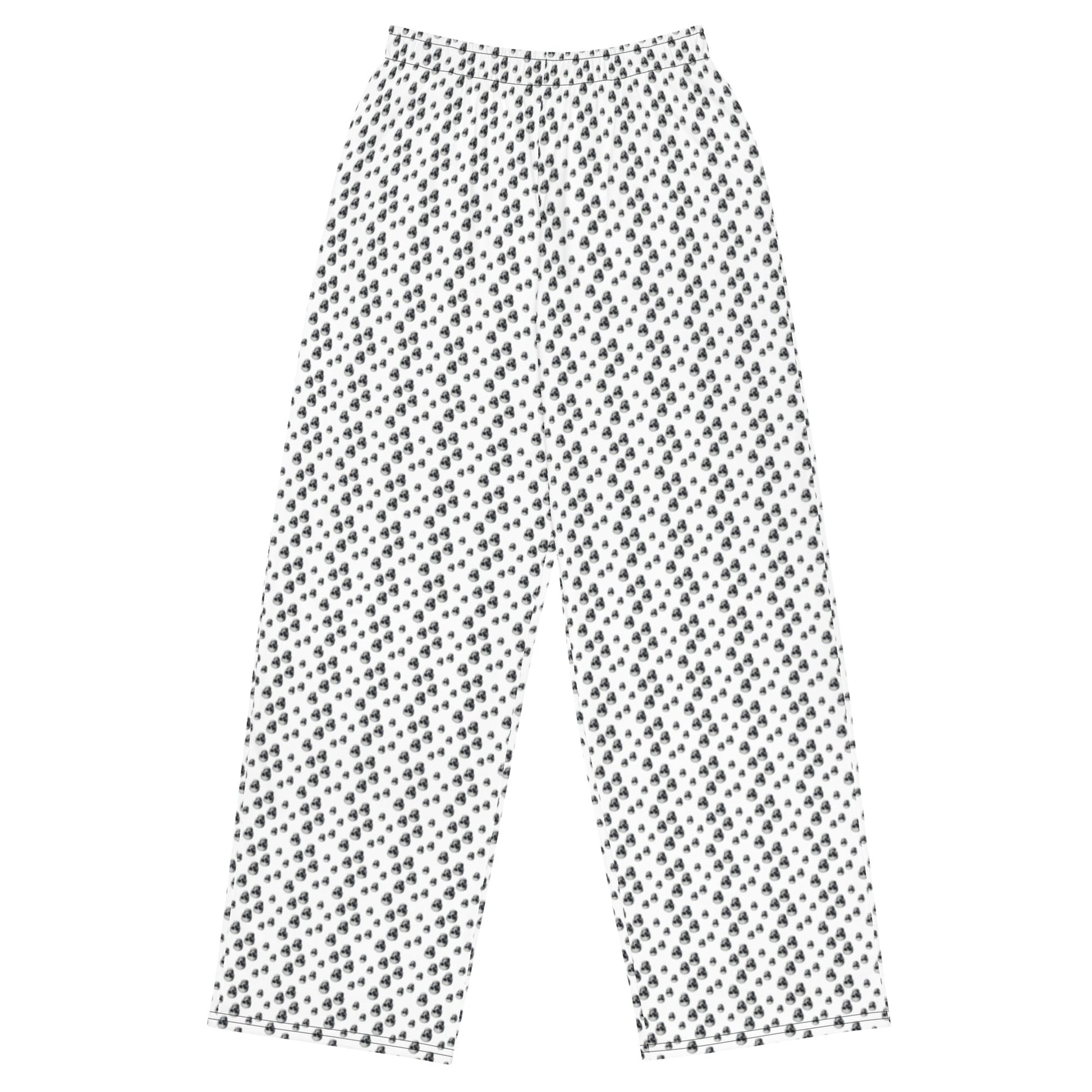 All - over print unisex wide - leg pants - CTDSF