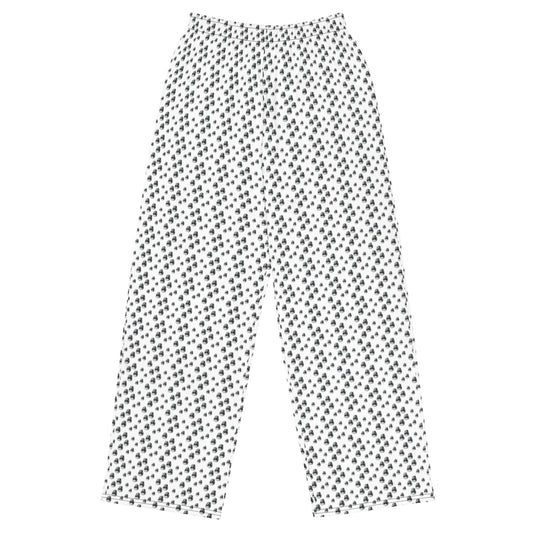 All - over print unisex wide - leg pants - CTDSF
