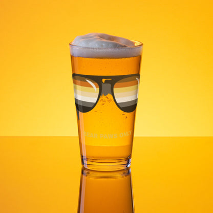 Bear Stunnas "Bear Paws Only" Shaker pint glass - CTDSF