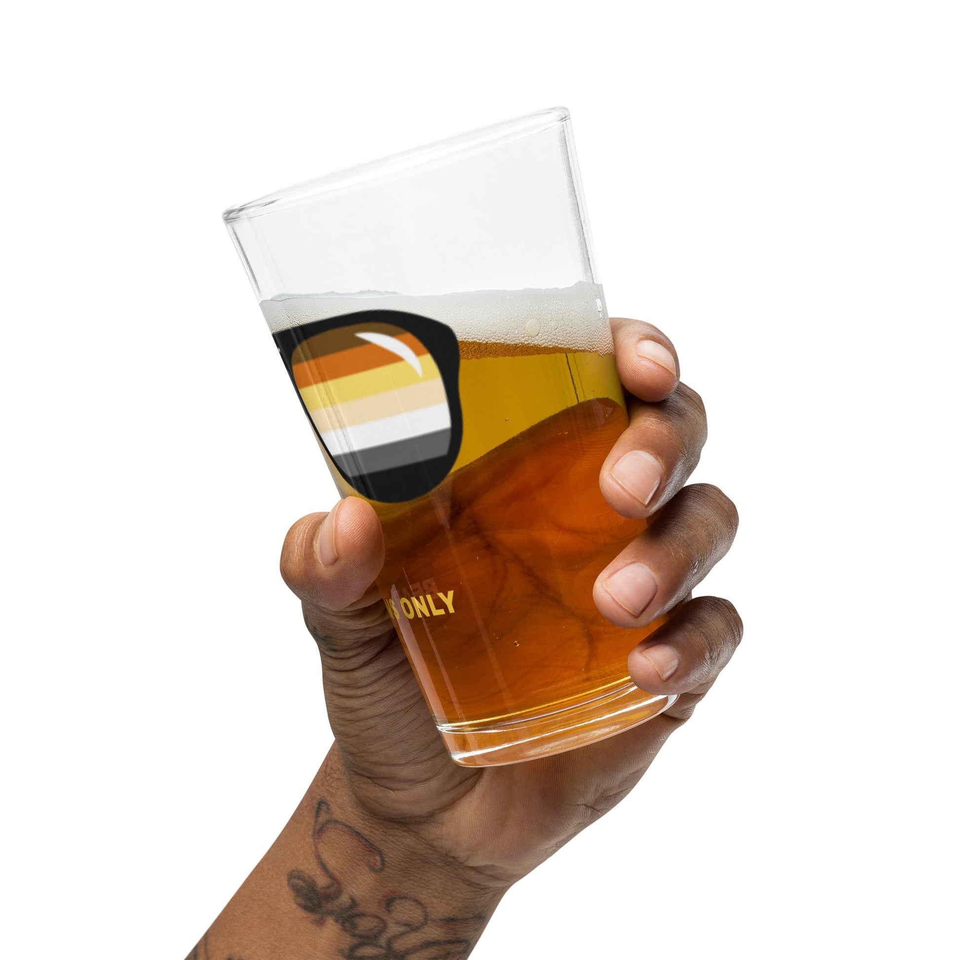 Bear Stunnas "Bear Paws Only" Shaker pint glass - CTDSF