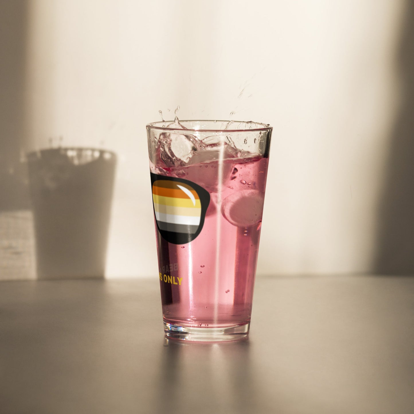 Bear Stunnas "Bear Paws Only" Shaker pint glass - CTDSF