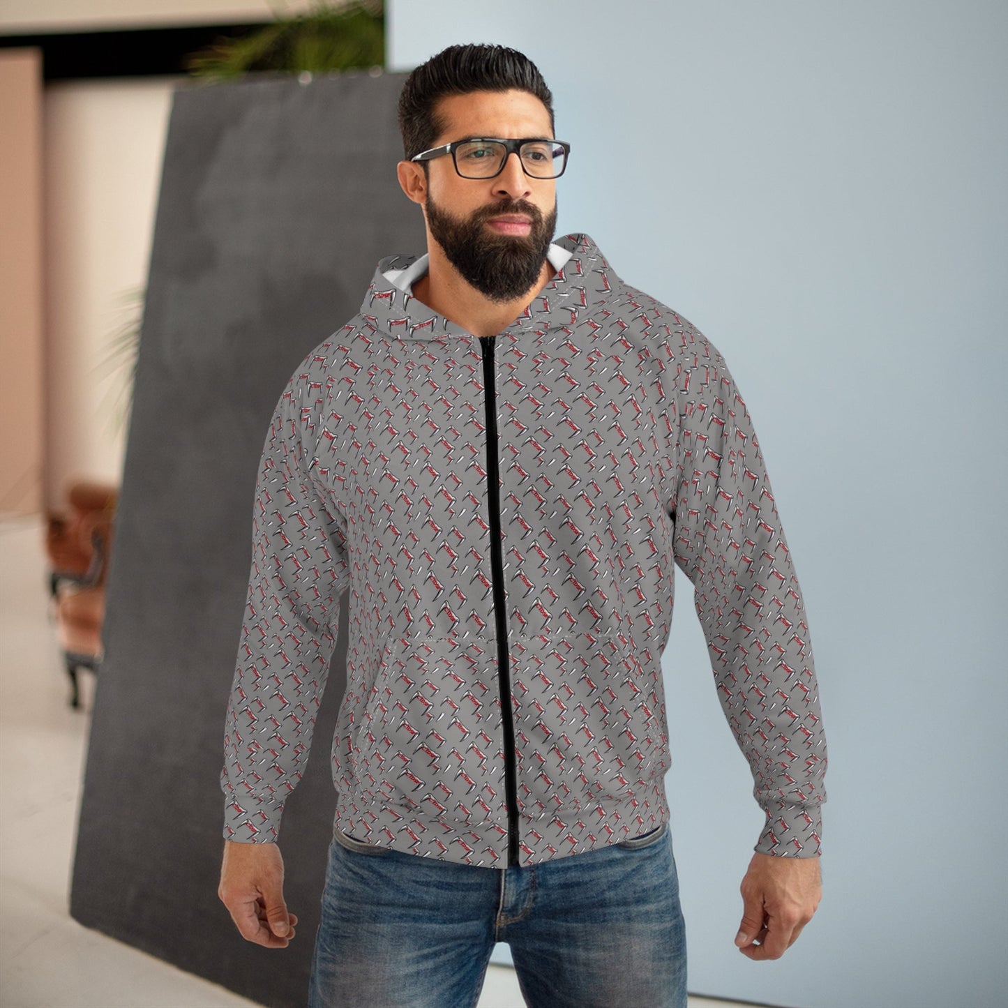 CTDSF Flying Fangs Zip Hoodie Sweatshirt - CTDSF