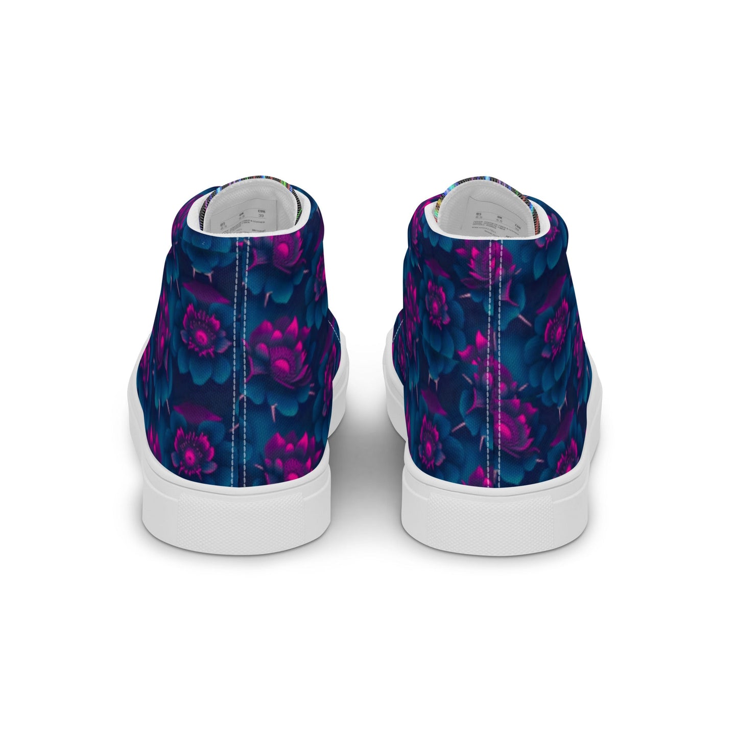Dark Wardrobe Society Floral Men’s high top Limited run Shoes - CTDSF