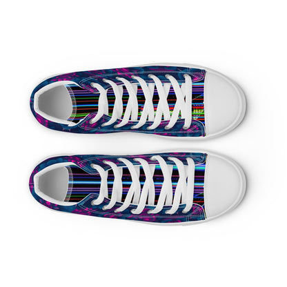 Dark Wardrobe Society Floral Men’s high top Limited run Shoes - CTDSF