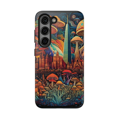 Phone Cases - Mushroom City Growth Design - CTDSF