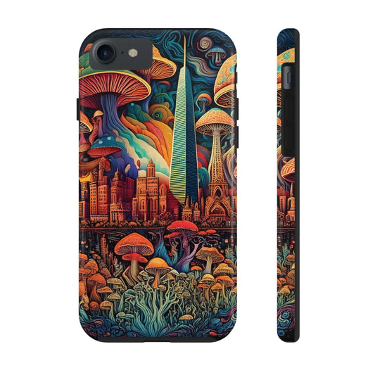Phone Cases - Mushroom City Growth Design - CTDSF