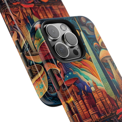 Phone Cases - Mushroom City Growth Design - CTDSF
