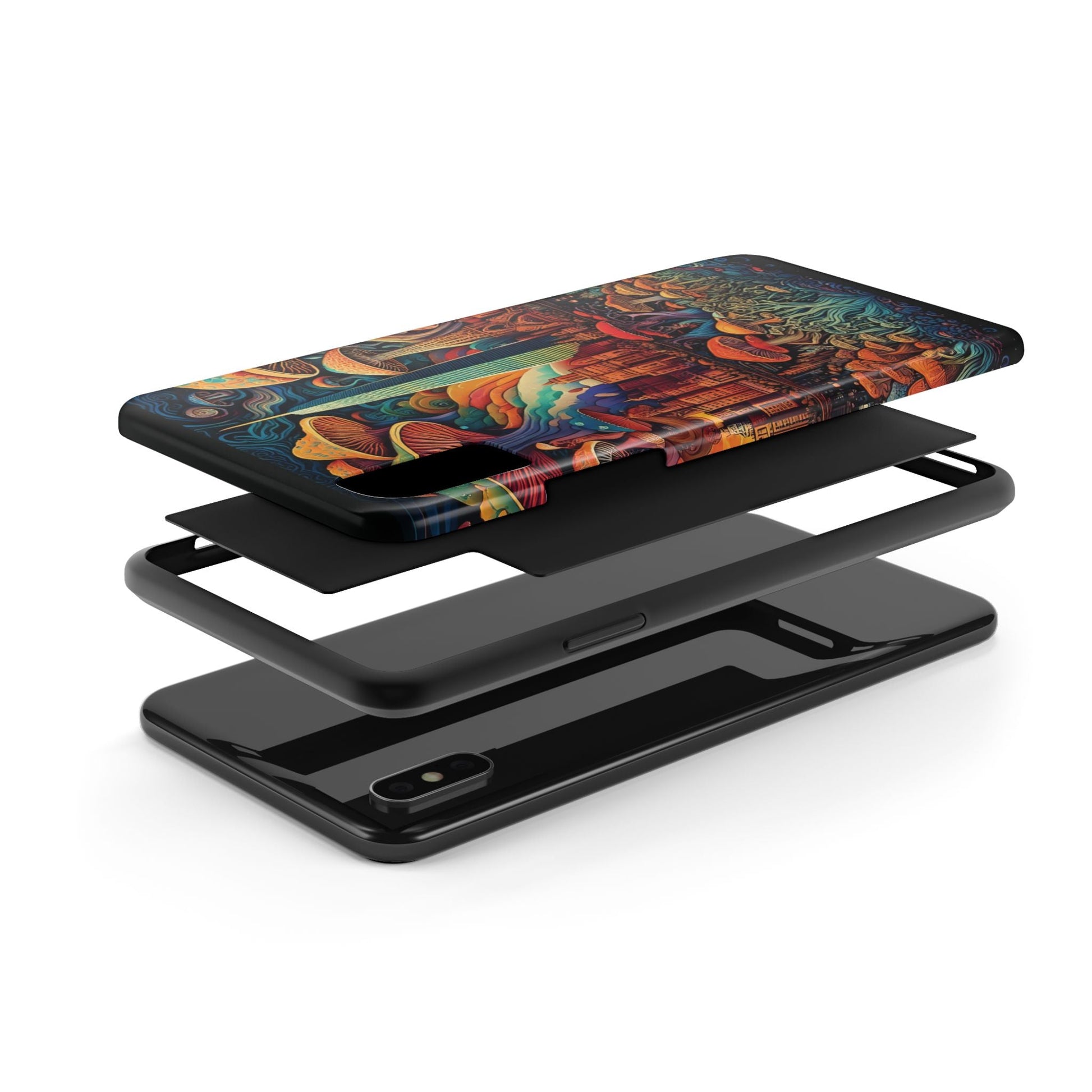 Phone Cases - Mushroom City Growth Design - CTDSF