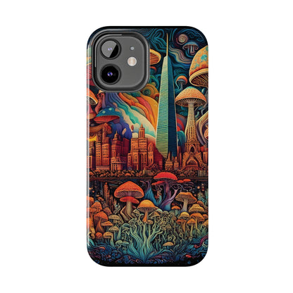 Phone Cases - Mushroom City Growth Design - CTDSF