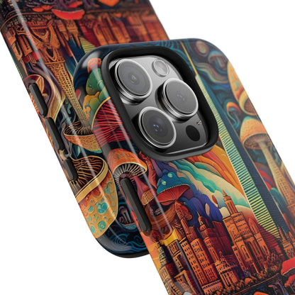 Phone Cases - Mushroom City Growth Design - CTDSF