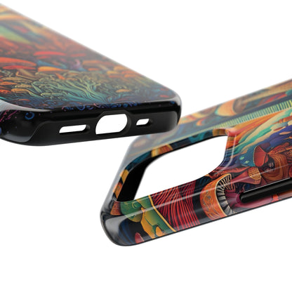 Phone Cases - Mushroom City Growth Design - CTDSF