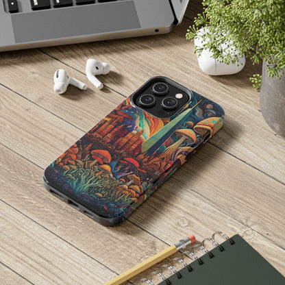 Phone Cases - Mushroom City Growth Design - CTDSF