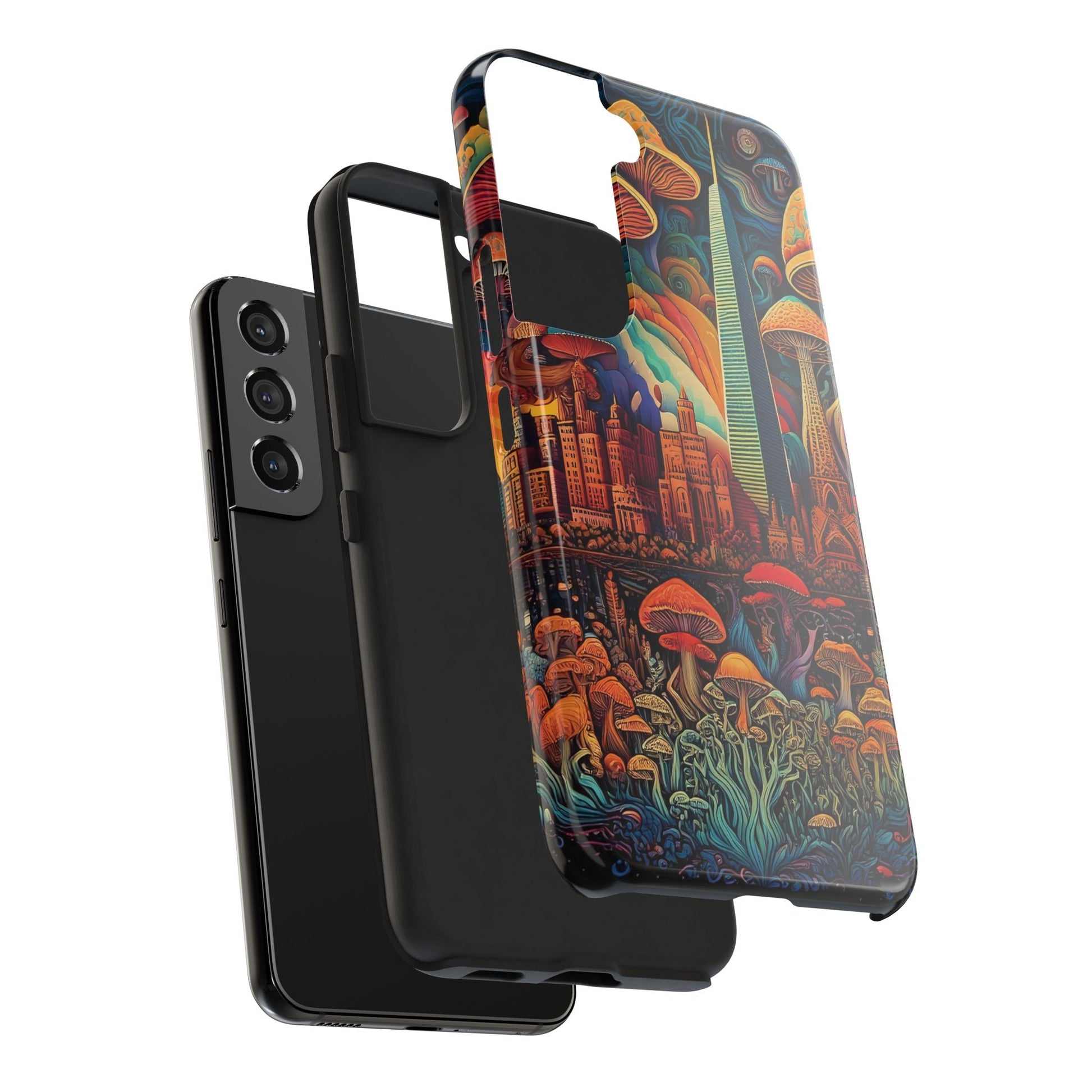 Phone Cases - Mushroom City Growth Design - CTDSF