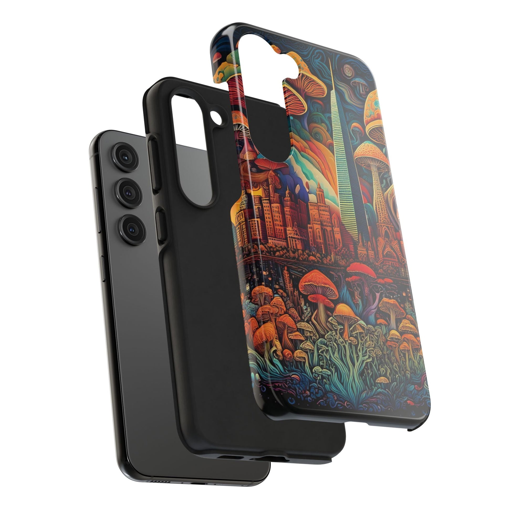 Phone Cases - Mushroom City Growth Design - CTDSF