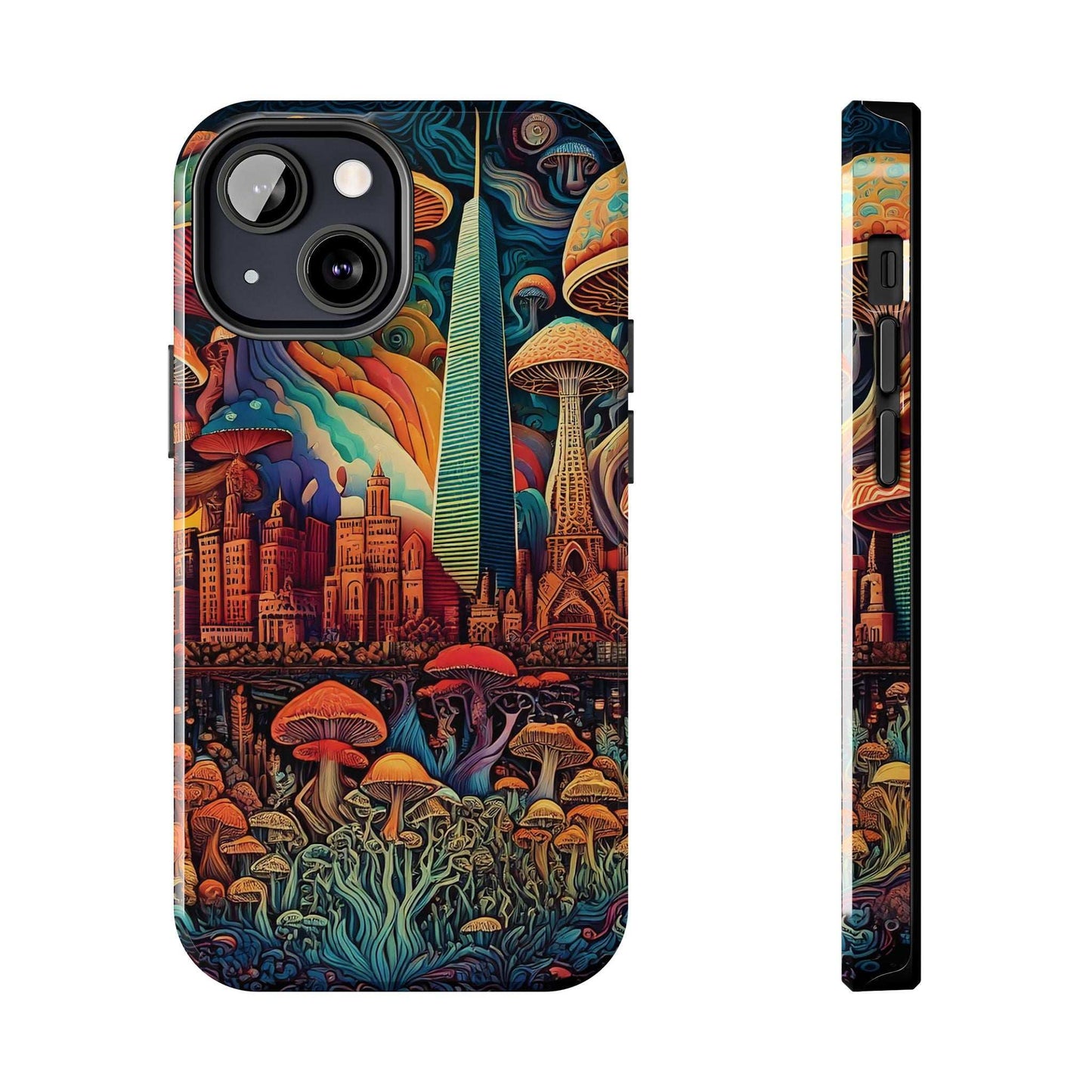 Phone Cases - Mushroom City Growth Design - CTDSF