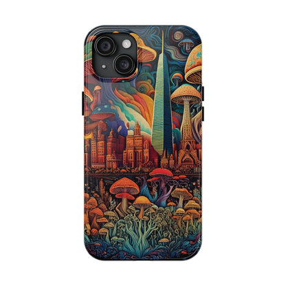 Phone Cases - Mushroom City Growth Design - CTDSF