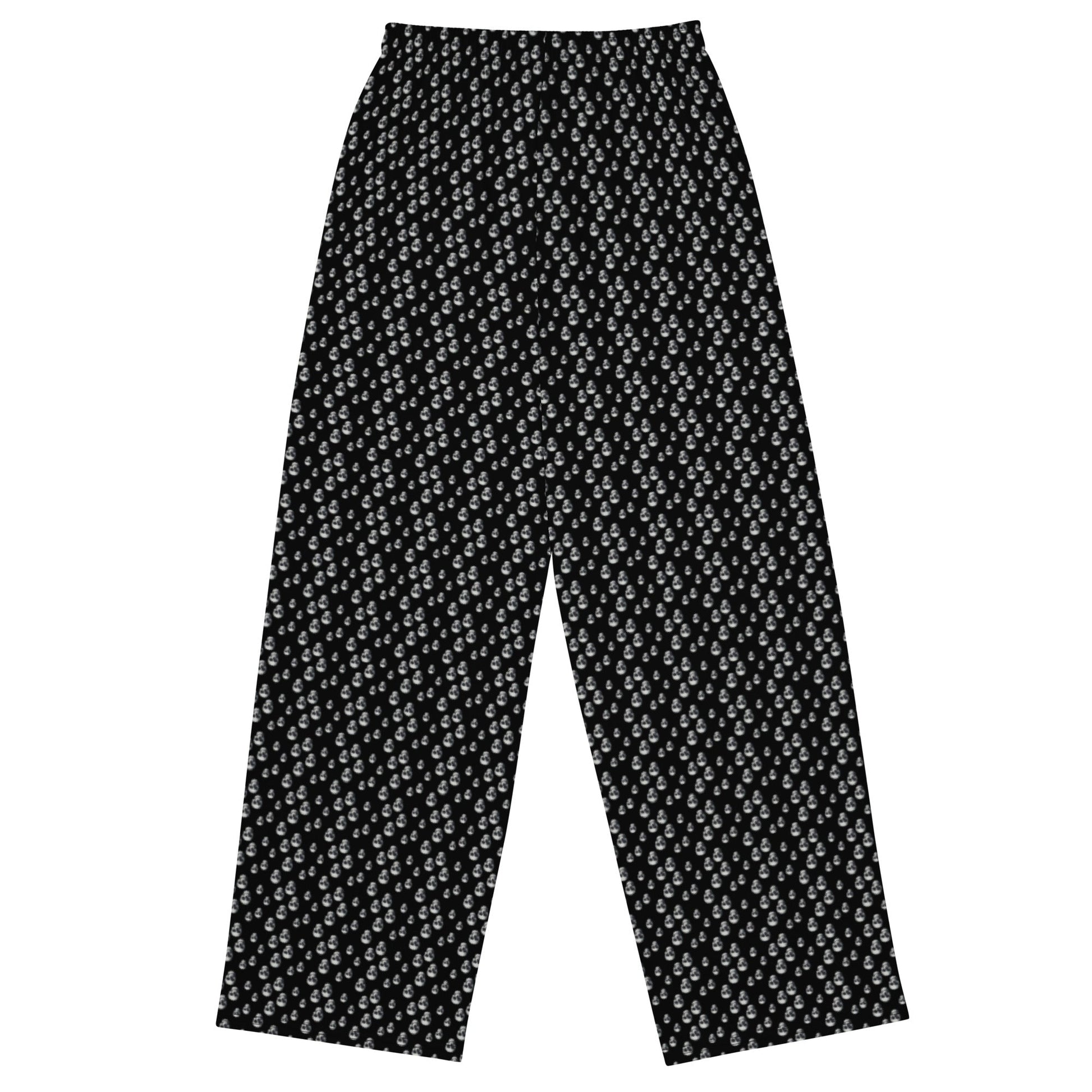 Skull All - over print unisex wide - leg pants - CTDSF