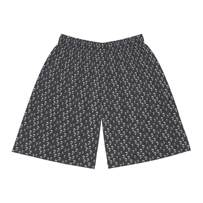Skull Print Basketball Shorts - CTDSF