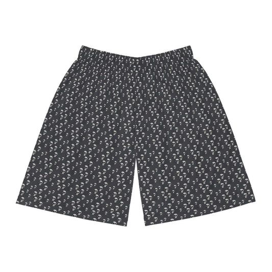 Skull Print Basketball Shorts - CTDSF