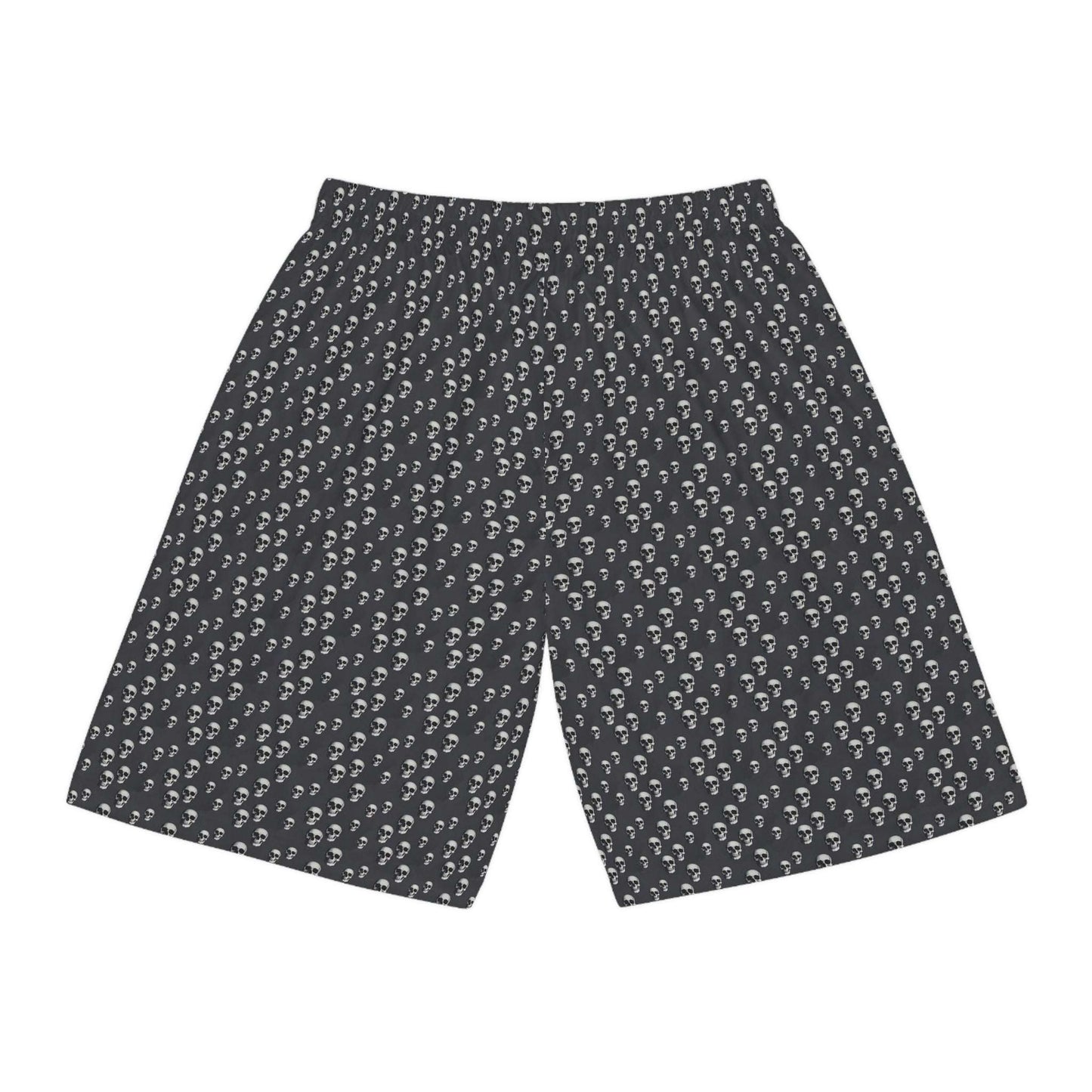 Skull Print Basketball Shorts - CTDSF