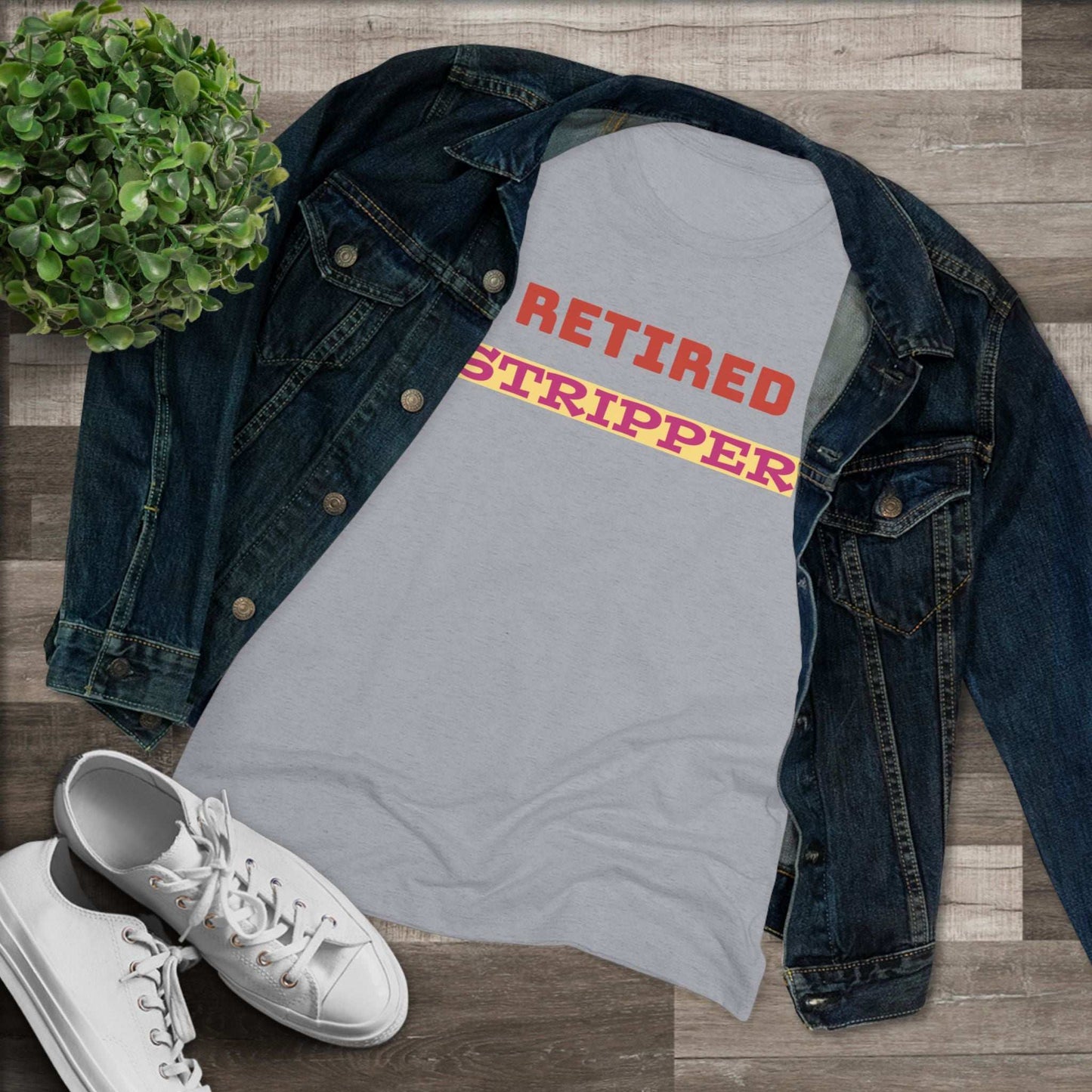 Women's Tee - Retired Stripper Shirt - CTDSF